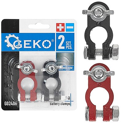 2pcs aluminium clamps set G02406