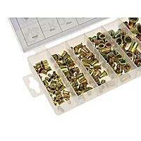 Steel Rivet Nuts Assortment 150pc G02912 Steel Rivet Nuts Assortment 150pc G02912