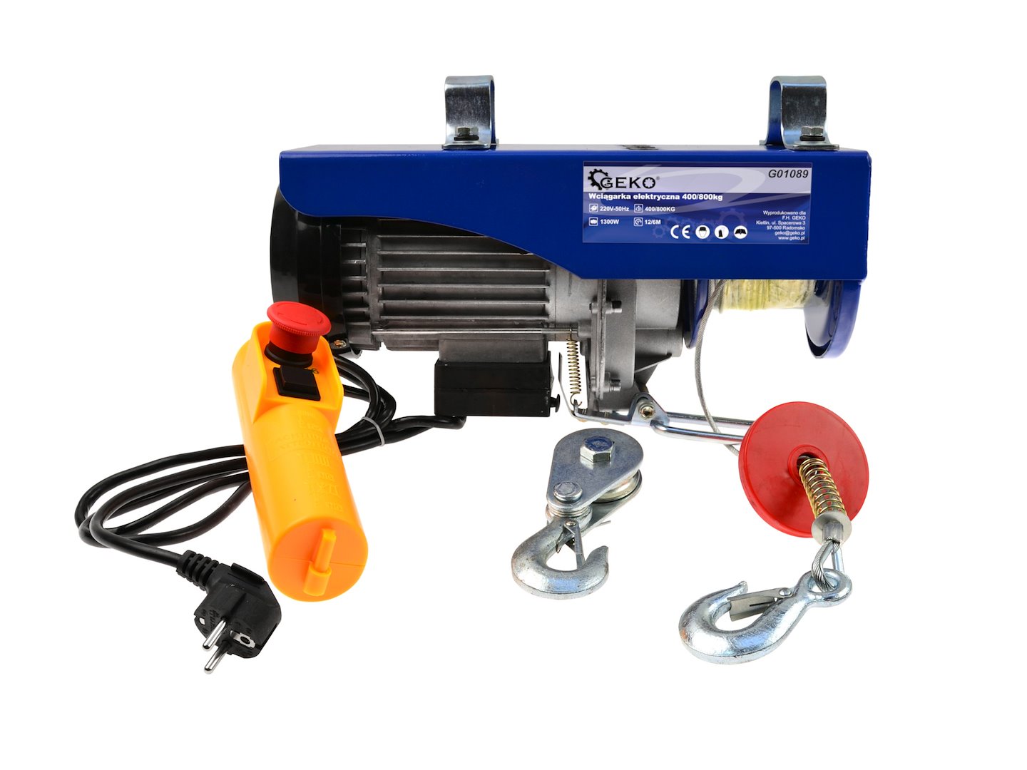 Electric Wire Rope Hoist 400/800kg G01089 GEKO