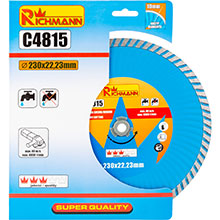Turbo wave diamond disc blade 230x22.2 wet & dry cutting RICHMANN C4815 Turbo wave diamond disc blade 230x22.2 wet & dry cutting RICHMANN C4815