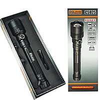 ALUMINUM RECHARGEABLE FLASHLIGHT 10W LASER, 1200 LM, 246MM, ZOOM C5925 RICHMANN